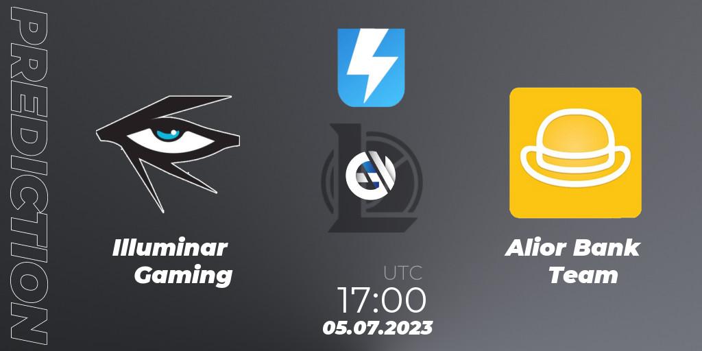 Pronósticos Illuminar Gaming - Alior Bank Team. 14.06.2023 at 17:00. Ultraliga Season 10 2023 Regular Season - LoL