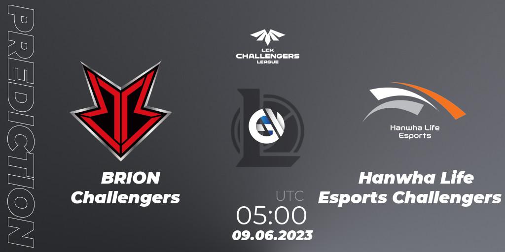 Pronósticos BRION Challengers - Hanwha Life Esports Challengers. 09.06.23. LCK Challengers League 2023 Summer - Group Stage - LoL