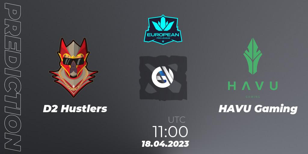 Pronósticos D2 Hustlers - HAVU Gaming. 18.04.2023 at 11:01. European Pro League Season 8 - Dota 2