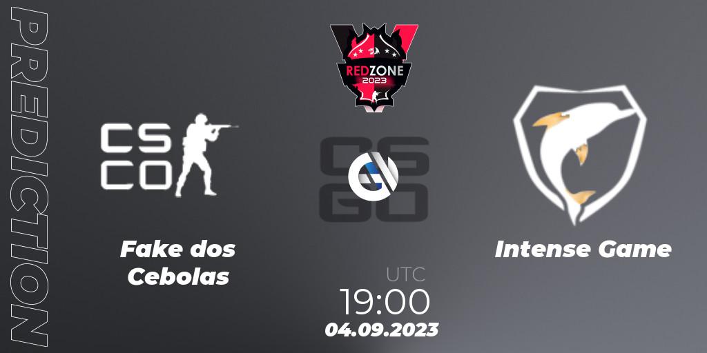 Pronósticos Fake dos Cebolas - Intense Game. 04.09.2023 at 19:00. RedZone PRO League 2023 Season 6 - Counter-Strike (CS2)