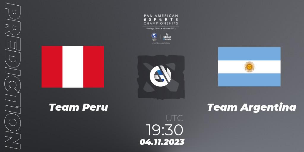Pronósticos Team Peru - Team Argentina. 04.11.23. Pan American Esports Championships 2023: Open - Dota 2