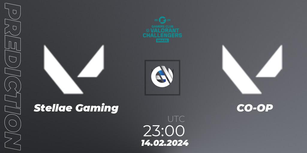 Pronósticos Stellae Gaming - CO-OP. 15.02.2024 at 00:10. VALORANT Challengers Brazil 2024: Split 1 - VALORANT