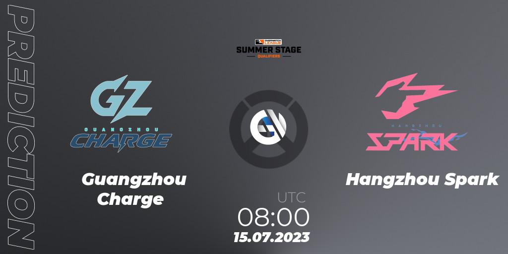 Pronósticos Guangzhou Charge - Hangzhou Spark. 15.07.23. Overwatch League 2023 - Summer Stage Qualifiers - Overwatch