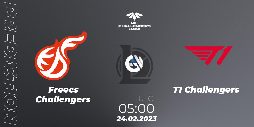 Pronósticos Freecs Challengers - T1 Challengers. 24.02.23. LCK Challengers League 2023 Spring - LoL