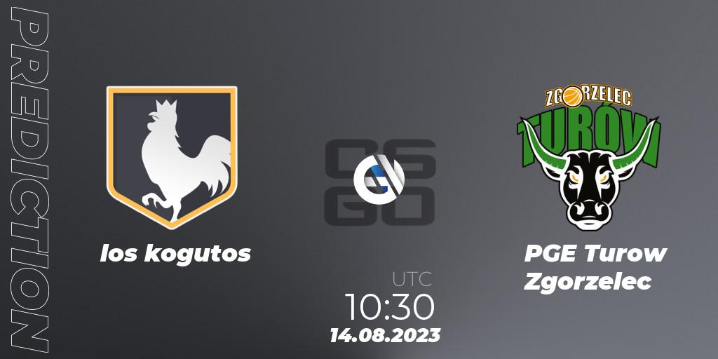 Pronósticos los kogutos - PGE Turow Zgorzelec. 14.08.2023 at 11:25. European Pro League Season 10: Division 2 - Counter-Strike (CS2)