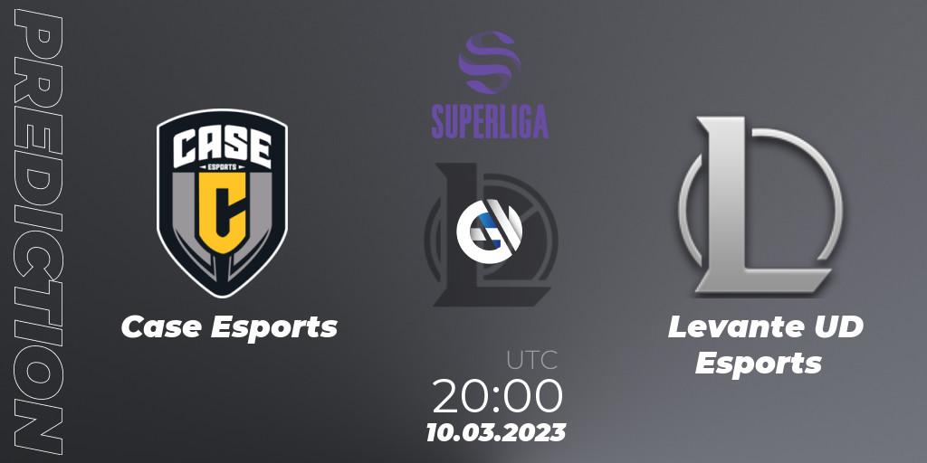 Pronósticos Case Esports - Levante UD Esports. 10.03.23. LVP Superliga 2nd Division Spring 2023 - Group Stage - LoL