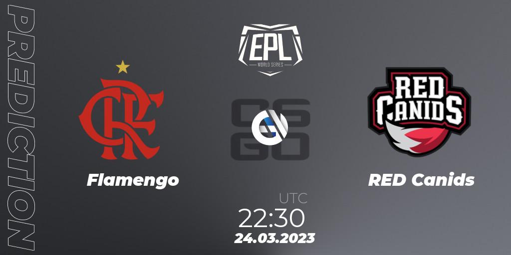 Pronósticos Flamengo - RED Canids. 24.03.23. EPL World Series: Americas Season 3 - CS2 (CS:GO)