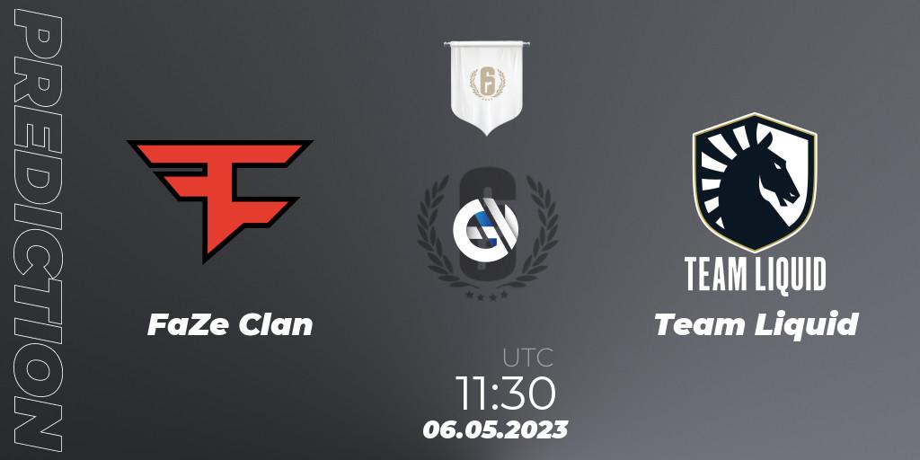 Pronósticos FaZe Clan - Team Liquid. 06.05.23. BLAST R6 Major Copenhagen 2023 Playoffs - Rainbow Six