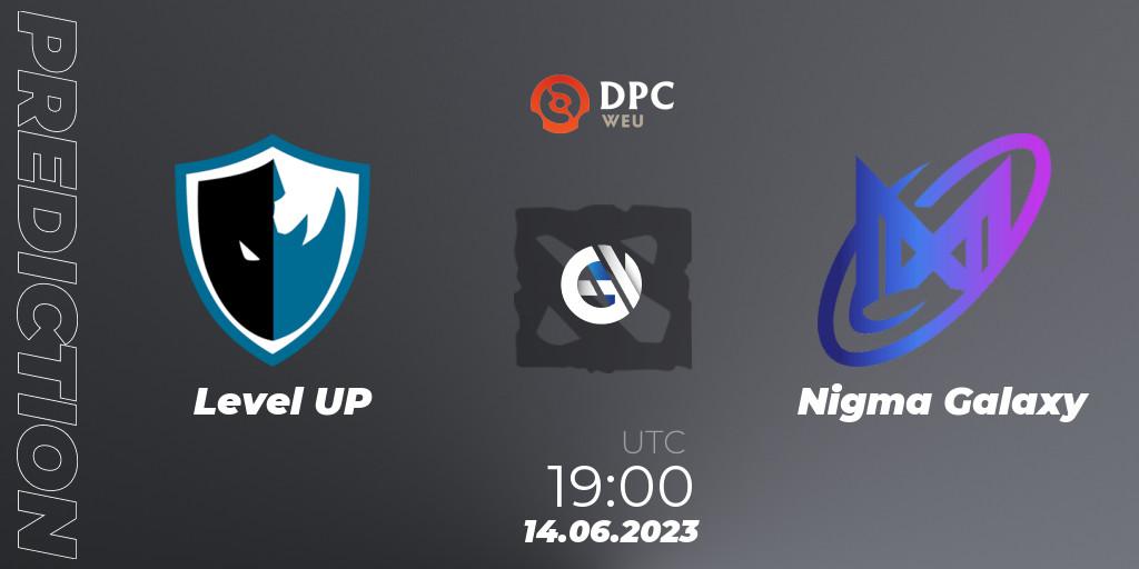 Pronósticos Level UP - Nigma Galaxy. 14.06.2023 at 20:16. DPC 2023 Tour 3: WEU Division II (Lower) - Dota 2