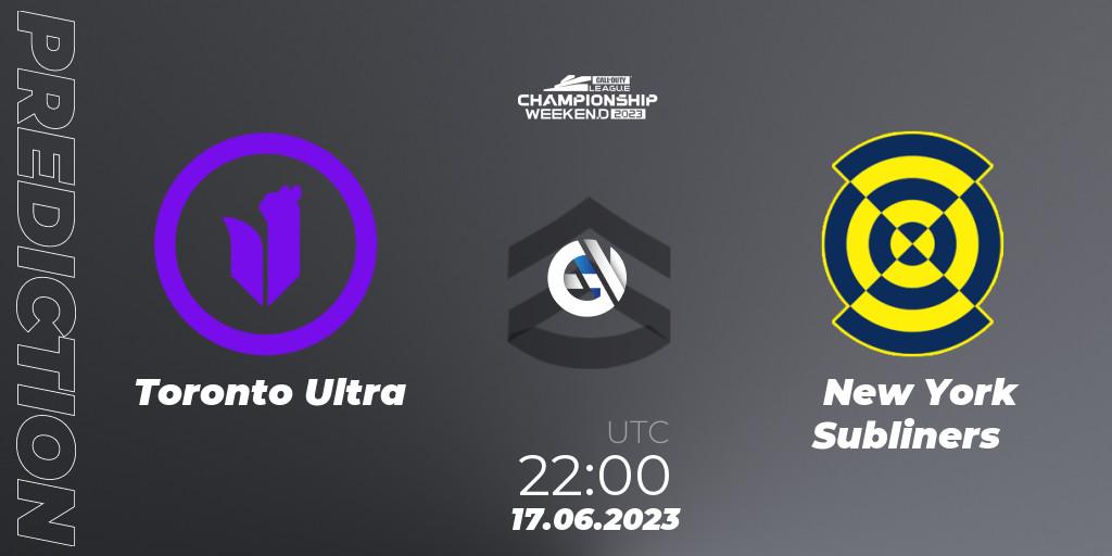 Pronósticos Toronto Ultra - New York Subliners. 17.06.2023 at 22:20. Call of Duty League Championship 2023 - Call of Duty