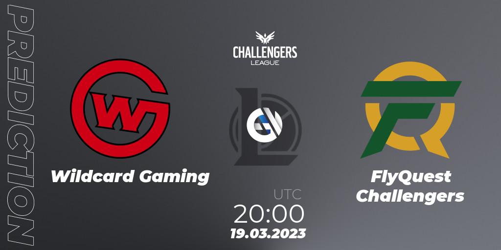 Pronósticos Wildcard Gaming - FlyQuest Challengers. 19.03.23. NACL 2023 Spring - Playoffs - LoL
