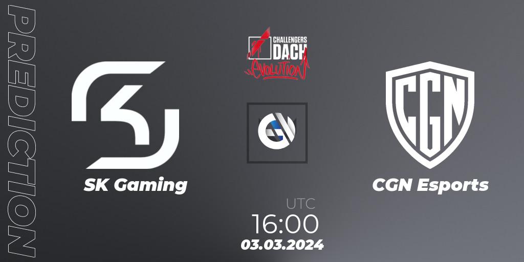 Pronósticos SK Gaming - CGN Esports. 03.03.24. VALORANT Challengers 2024 DACH: Evolution Split 1 - VALORANT