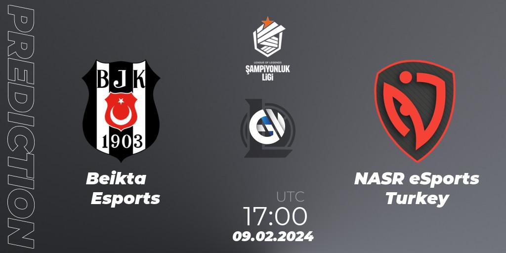 Pronósticos Beşiktaş Esports - NASR eSports Turkey. 09.02.24. TCL Winter 2024 - LoL