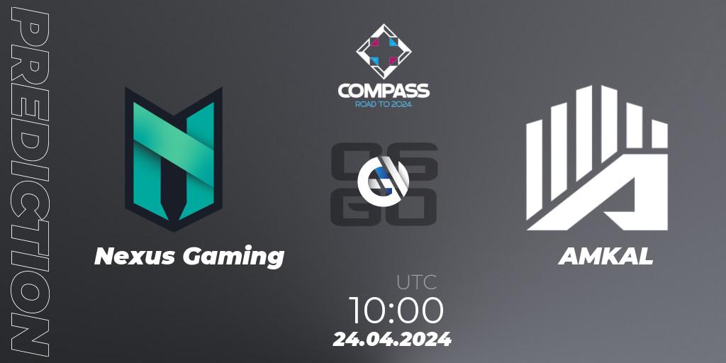 Pronósticos Nexus Gaming - AMKAL. 24.04.24. YaLLa Compass Spring 2024 - CS2 (CS:GO)