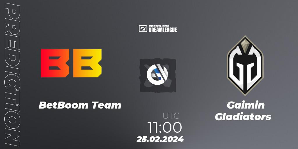 Pronósticos BetBoom Team - Gaimin Gladiators. 25.02.24. DreamLeague Season 22 - Dota 2
