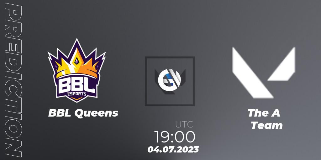 Pronósticos BBL Queens - The A Team. 04.07.2023 at 19:10. VCT 2023: Game Changers EMEA Series 2 - Group Stage - VALORANT