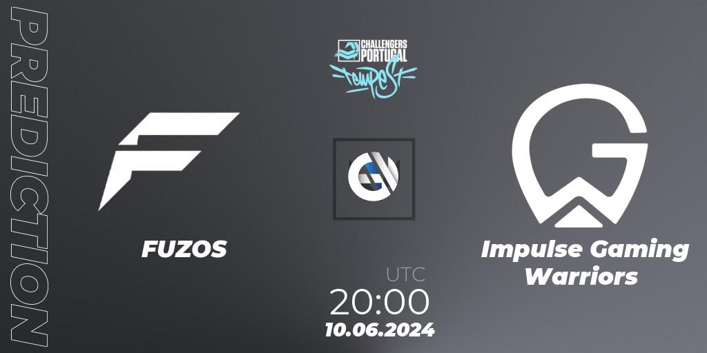 Pronósticos FUZOS - Impulse Gaming Warriors. 10.06.2024 at 19:00. VALORANT Challengers 2024 Portugal: Tempest Split 2 - VALORANT