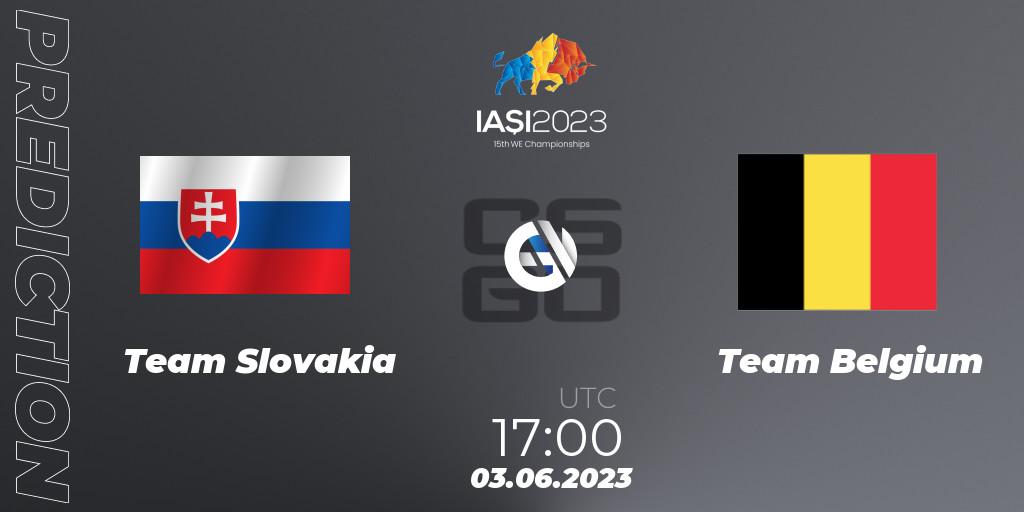 Pronósticos Team Slovakia - Team Belgium. 03.06.23. IESF World Esports Championship 2023: Western Europe Qualifier - CS2 (CS:GO)
