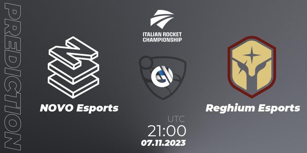 Pronósticos NOVO Esports - Reghium Esports. 07.11.2023 at 21:00. Italian Rocket Championship Season 11Serie A Relegation - Rocket League