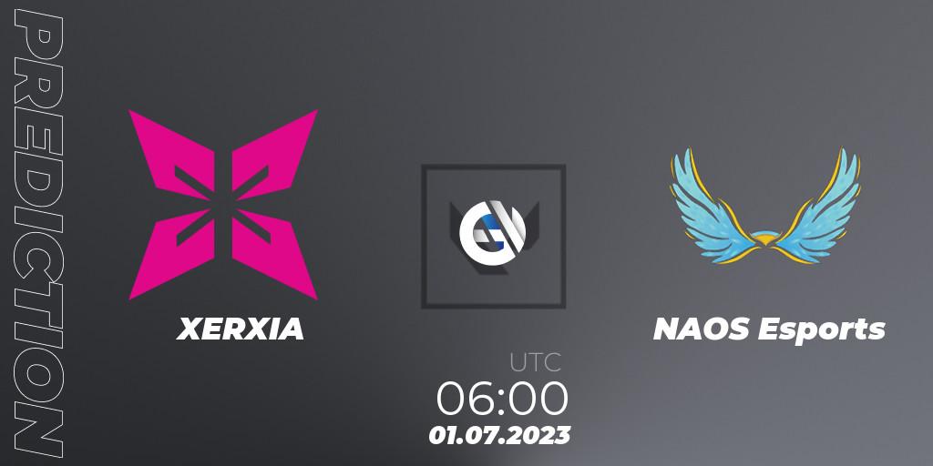 Pronósticos XERXIA - NAOS Esports. 01.07.2023 at 06:00. VALORANT Challengers Ascension 2023: Pacific - Group Stage - VALORANT