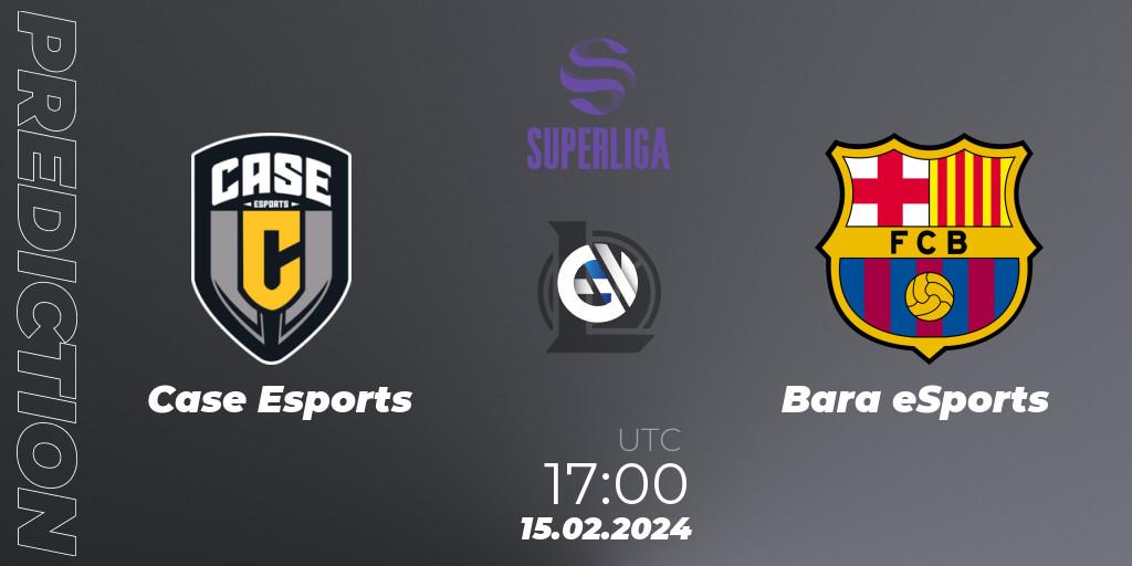 Pronósticos Case Esports - Barça eSports. 15.02.24. Superliga Spring 2024 - Group Stage - LoL