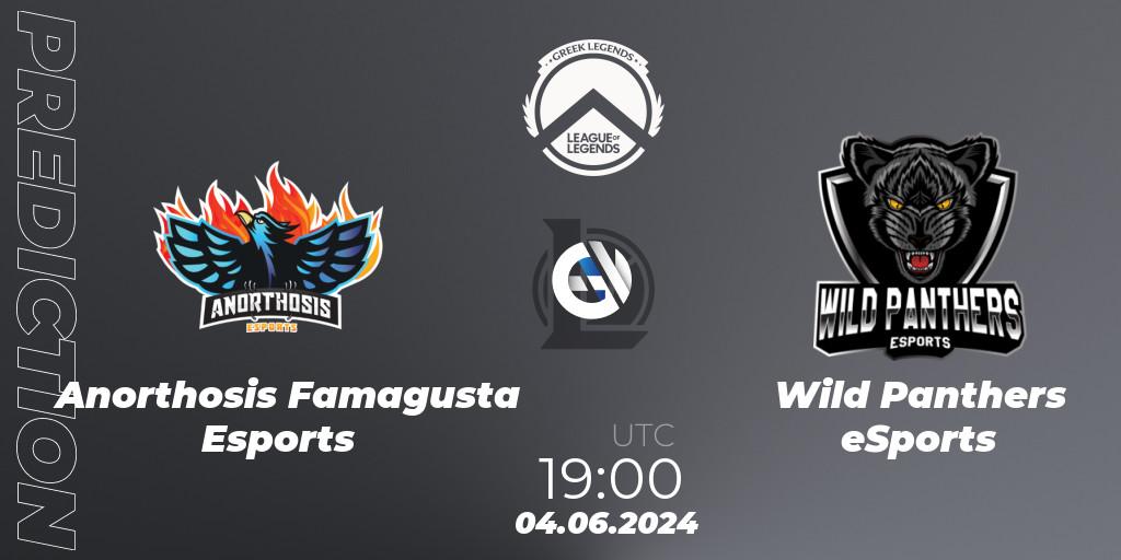 Pronósticos Anorthosis Famagusta Esports - Wild Panthers eSports. 04.06.2024 at 19:00. GLL Summer 2024 - LoL