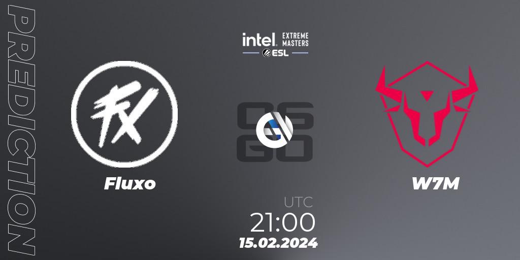 Pronósticos Fluxo - W7M. 15.02.2024 at 21:10. Intel Extreme Masters Dallas 2024: South American Open Qualifier #1 - Counter-Strike (CS2)