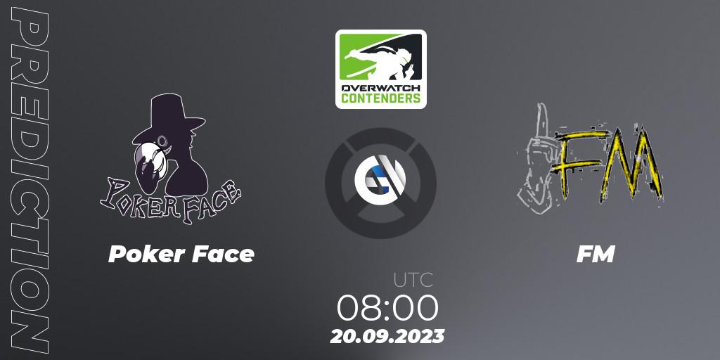 Pronósticos Poker Face - FM. 20.09.2023 at 08:00. Overwatch Contenders 2023 Spring Series: Korea - Regular Season - Overwatch