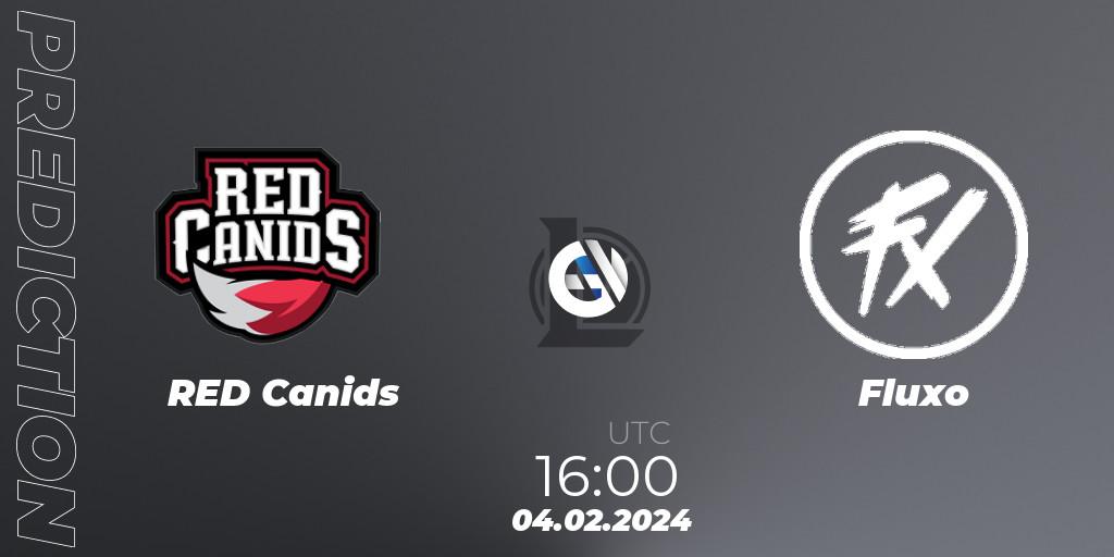 Pronósticos RED Canids - Fluxo. 04.02.2024 at 16:00. CBLOL Split 1 2024 - Group Stage - LoL