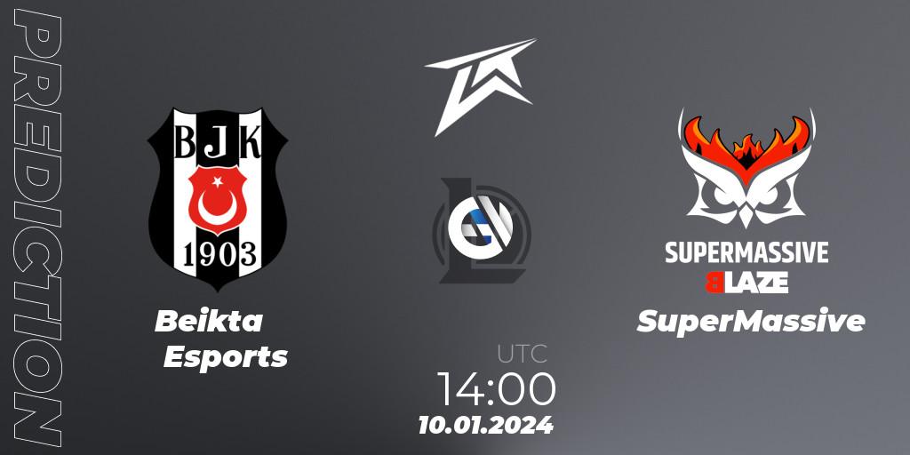 Pronósticos Beşiktaş Esports - SuperMassive. 10.01.24. TCL 2024 Season Cup - LoL