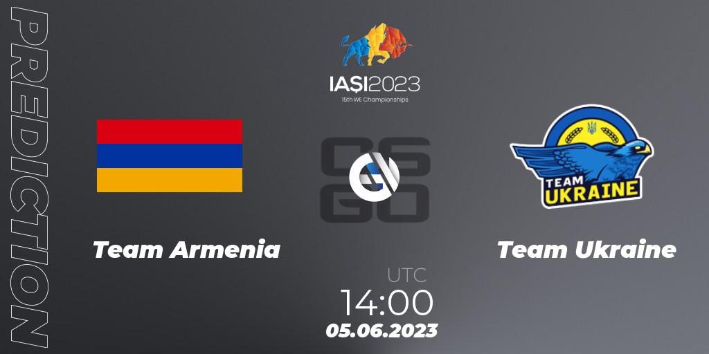 Pronósticos Team Armenia - Team Ukraine. 05.06.23. IESF World Esports Championship 2023: Eastern Europe Qualifier - CS2 (CS:GO)