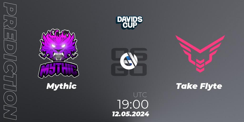 Pronósticos Mythic - Take Flyte. 12.05.2024 at 19:00. David's Cup 2024 - Counter-Strike (CS2)