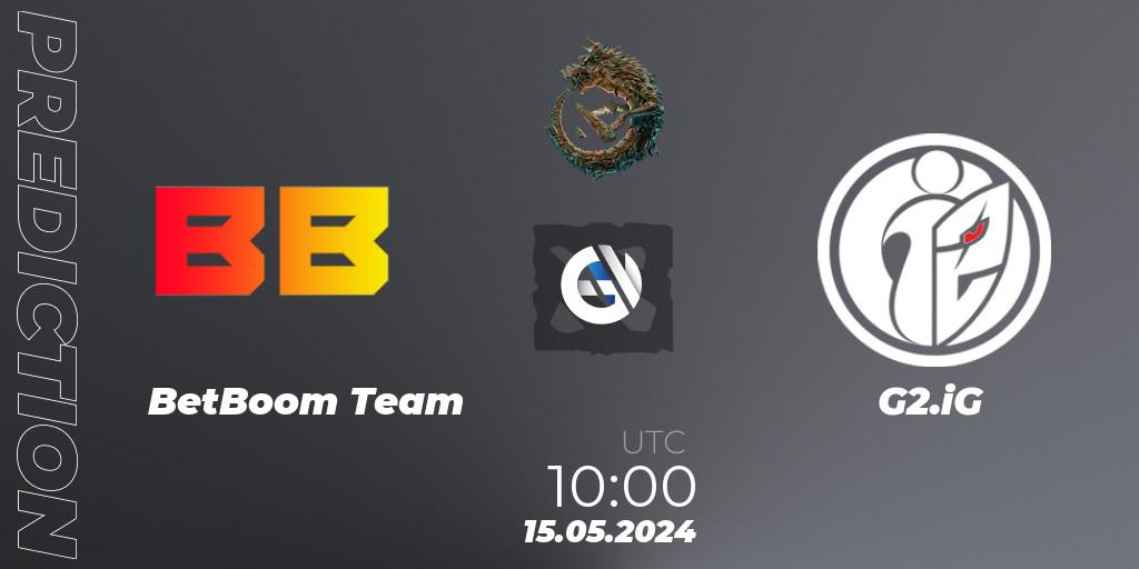 Pronósticos BetBoom Team - G2.iG. 15.05.2024 at 10:20. PGL Wallachia Season 1 - Group Stage - Dota 2