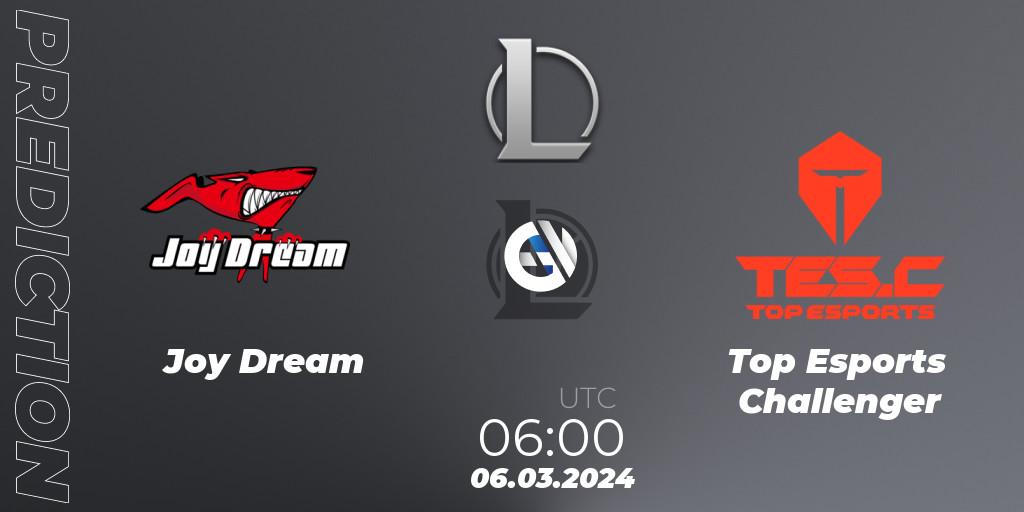 Pronósticos Joy Dream - Top Esports Challenger. 06.03.24. LDL 2024 - Stage 1 - LoL