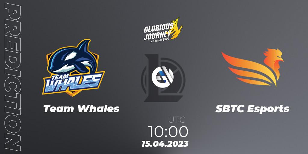 Pronósticos Team Whales - SBTC Esports. 15.04.23. VCS Spring 2023 - Playoffs - LoL
