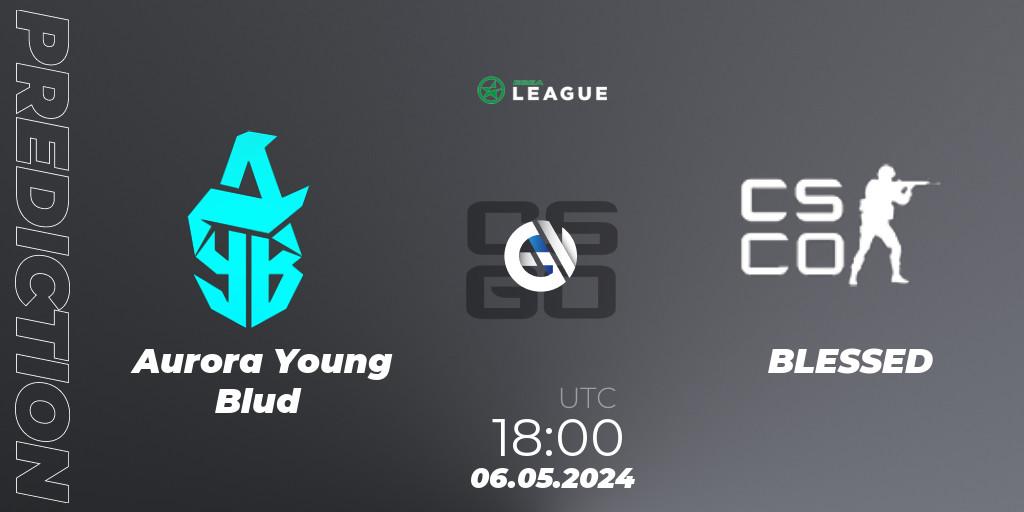 Pronósticos Aurora Young Blud - BLESSED. 06.05.2024 at 18:00. ESEA Season 49: Advanced Division - Europe - Counter-Strike (CS2)