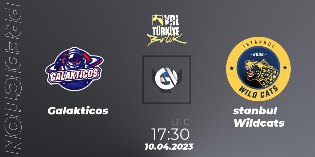 Pronósticos Galakticos - İstanbul Wildcats. 10.04.2023 at 17:30. VALORANT Challengers 2023: Turkey Split 2 - Regular Season - VALORANT