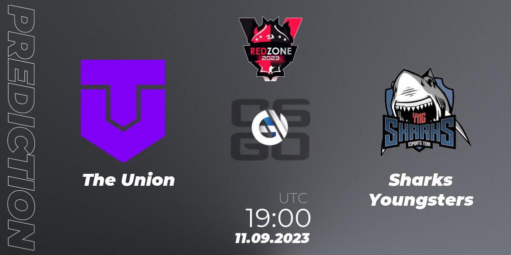 Pronósticos The Union - Sharks Youngsters. 12.09.2023 at 19:00. RedZone PRO League 2023 Season 6 - Counter-Strike (CS2)