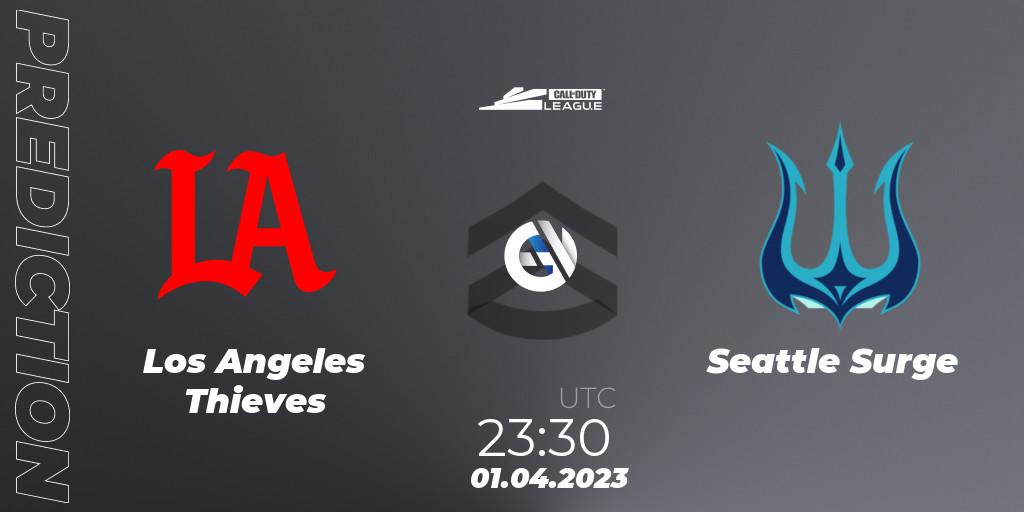 Pronósticos Los Angeles Thieves - Seattle Surge. 01.04.2023 at 23:30. Call of Duty League 2023: Stage 4 Major Qualifiers - Call of Duty