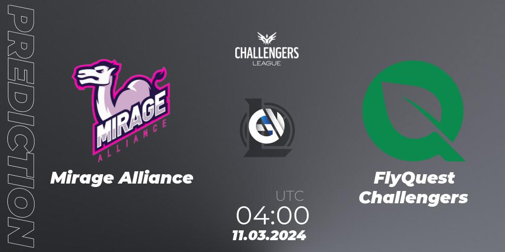 Pronósticos Mirage Alliance - FlyQuest Challengers. 11.03.24. NACL 2024 Spring - Group Stage - LoL