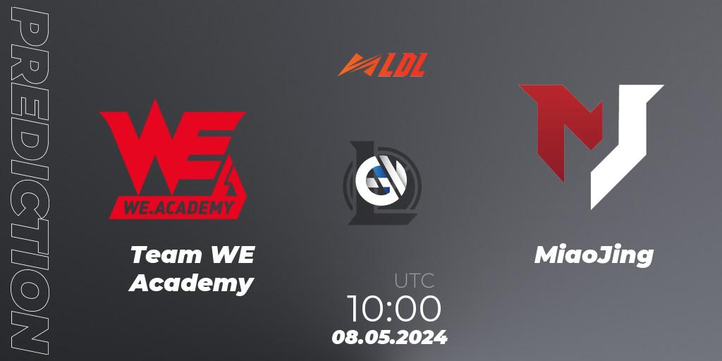Pronósticos Team WE Academy - MiaoJing. 08.05.2024 at 10:00. LDL 2024 - Stage 2 - LoL