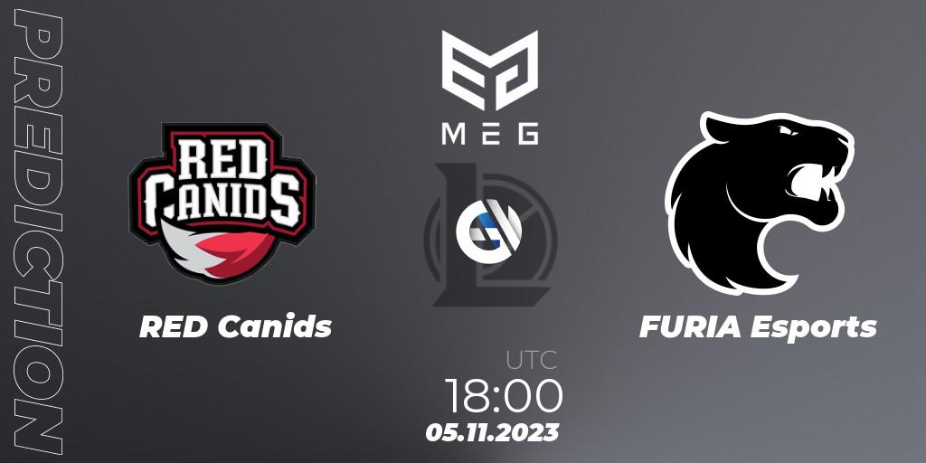 Pronósticos RED Canids - FURIA Esports. 05.11.23. MEG League of Legends 2023 - LoL