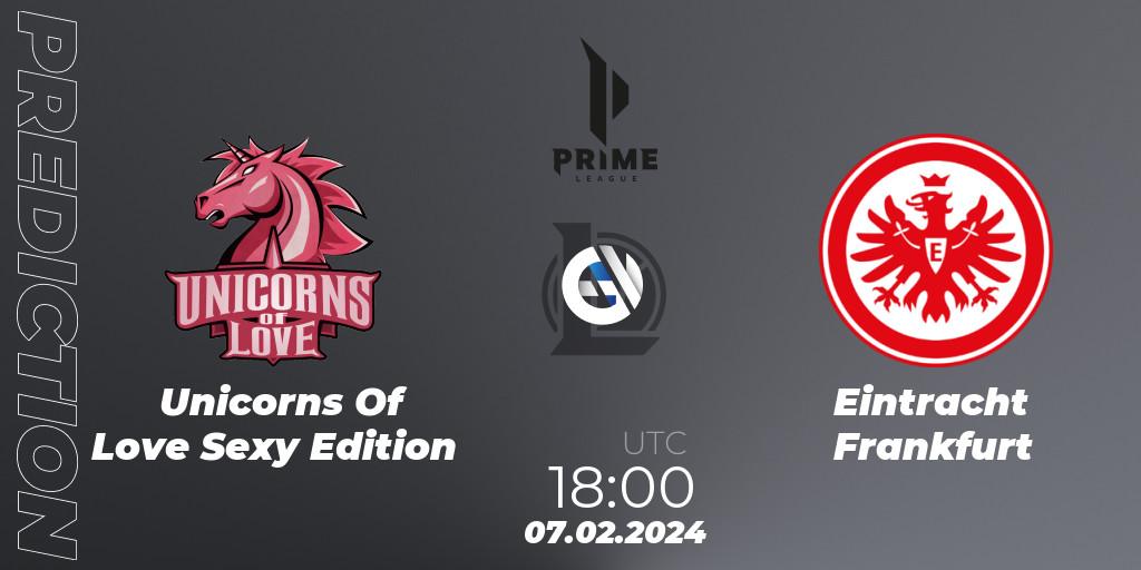 Pronósticos Unicorns Of Love Sexy Edition - Eintracht Frankfurt. 07.02.24. Prime League Spring 2024 - Group Stage - LoL