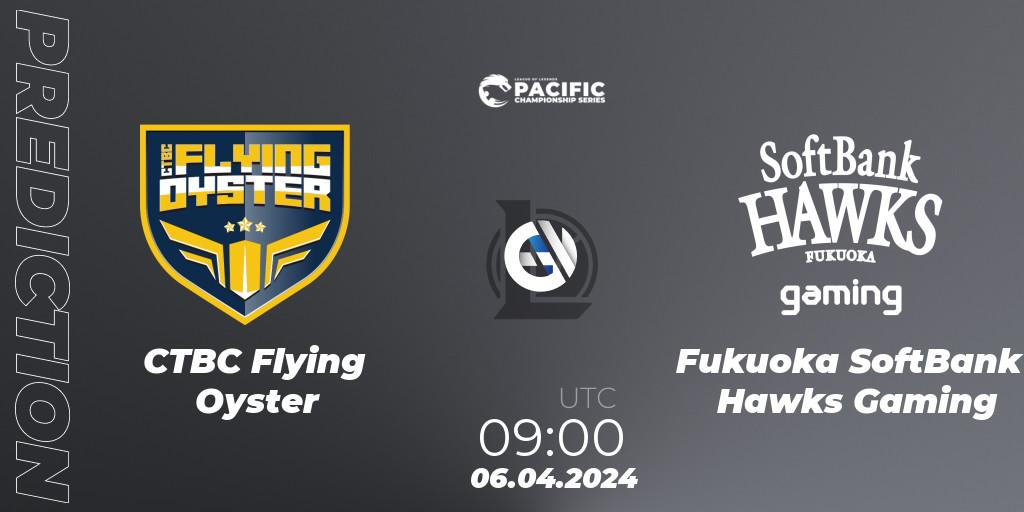Pronósticos CTBC Flying Oyster - Fukuoka SoftBank Hawks Gaming. 06.04.24. PCS Playoffs Spring 2024 - LoL