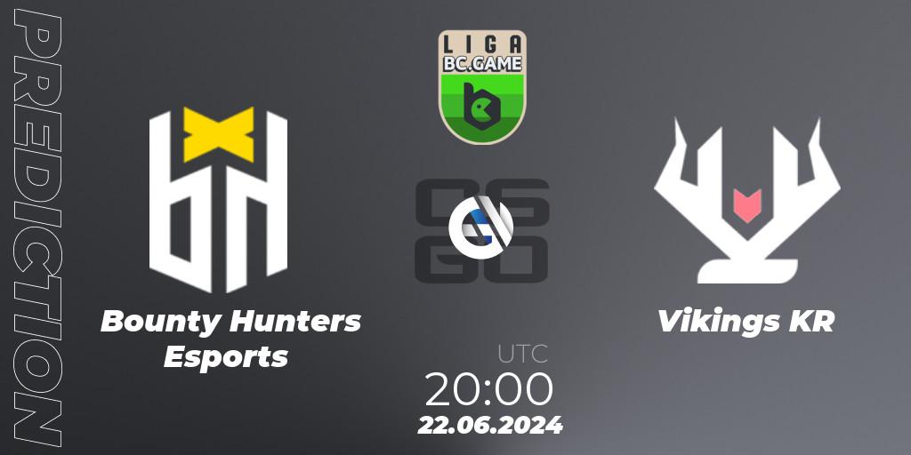 Pronósticos Bounty Hunters Esports - Vikings KR. 27.06.2024 at 16:00. Dust2 Brasil Liga Season 3: Division 1 - Counter-Strike (CS2)