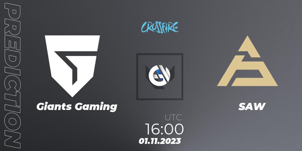 Pronósticos Giants Gaming - SAW. 01.11.23. LVP - Crossfire Cup 2023 - VALORANT