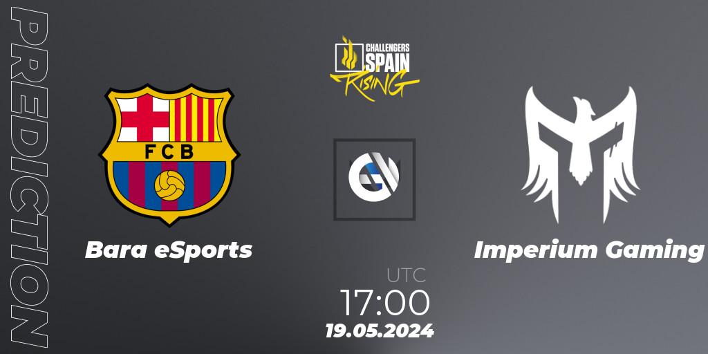 Pronósticos Barça eSports - Imperium Gaming. 19.05.2024 at 16:00. VALORANT Challengers 2024 Spain: Rising Split 2 - VALORANT