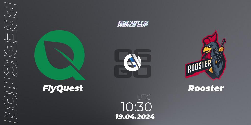 Pronósticos FlyQuest - Rooster. 19.04.24. Esports World Cup 2024: Oceanic Closed Qualifier - CS2 (CS:GO)