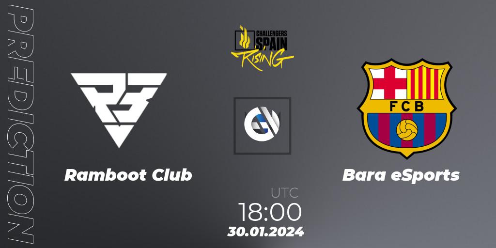 Pronósticos Ramboot Club - Barça eSports. 30.01.2024 at 19:00. VALORANT Challengers 2024 Spain: Rising Split 1 - VALORANT