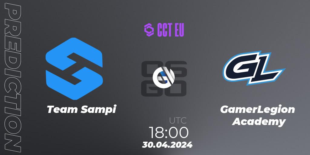 Pronósticos Team Sampi - GamerLegion Academy. 30.04.2024 at 19:35. CCT Season 2 Europe Series 2 - Counter-Strike (CS2)